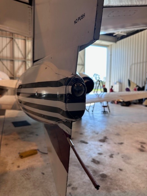 APA aircraft painting training in hangar